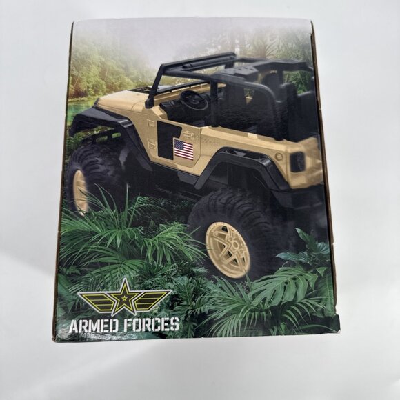 Remote Control  RC Desert Patrol Jeep Armed Forces Rechargeable Vehicle USB - Picture 4 of 6